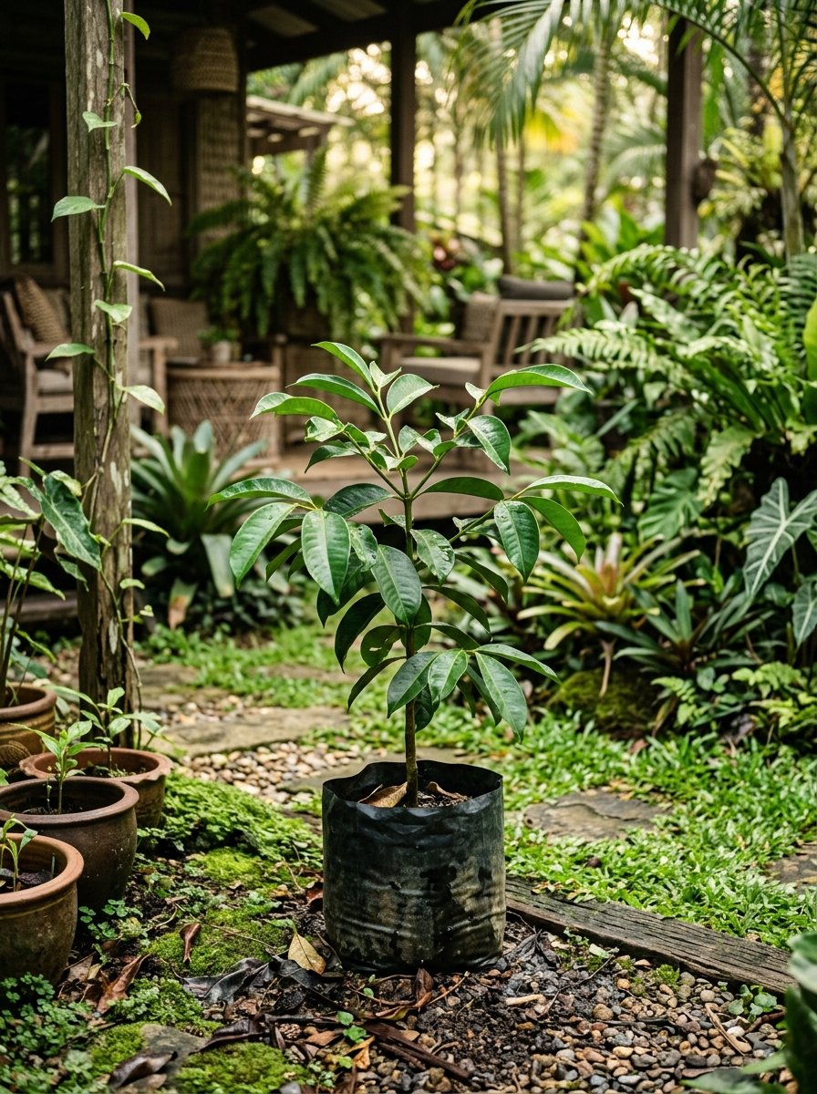 Garcinia mangostana plant